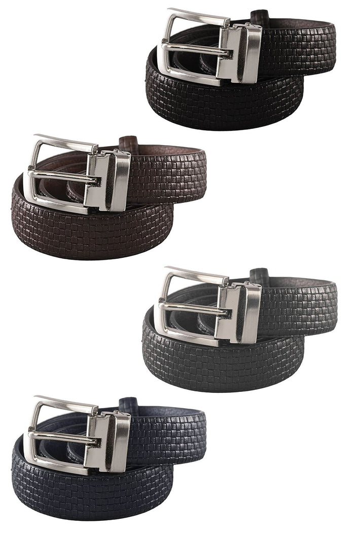 Kid's Basketweave Leather Belt