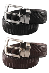 Kid's Herringbone Leather Belt