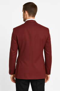Classic-Fit Blazer Burgundy