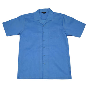 Mens Powder Blue Linen Casual Suit Set