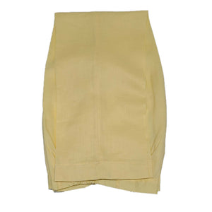 Mens Yellow Linen Shirt and Pants Casual Outfit Set