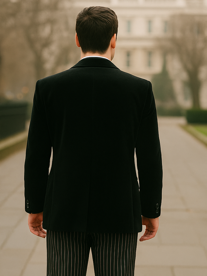 Black Velvet Roderick Smoking Jacket – Men's Evening Wear