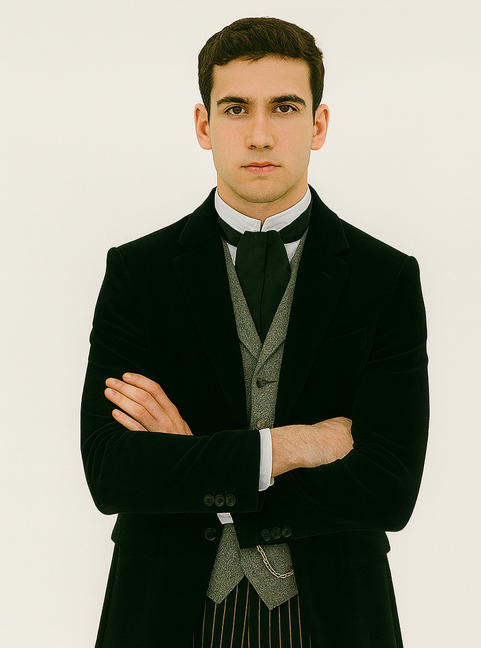 Black Velvet Roderick Smoking Jacket – Men's Evening Wear
