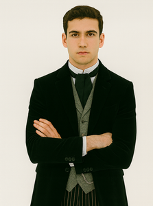 Black Velvet Roderick Smoking Jacket – Men's Evening Wear