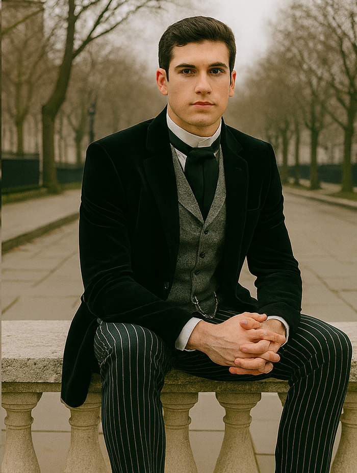 Black Velvet Roderick Smoking Jacket – Men's Evening Wear