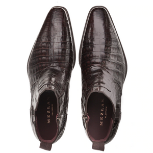 Mezlan Blackmore Crocodile Dress Boots Brown (4715-F)