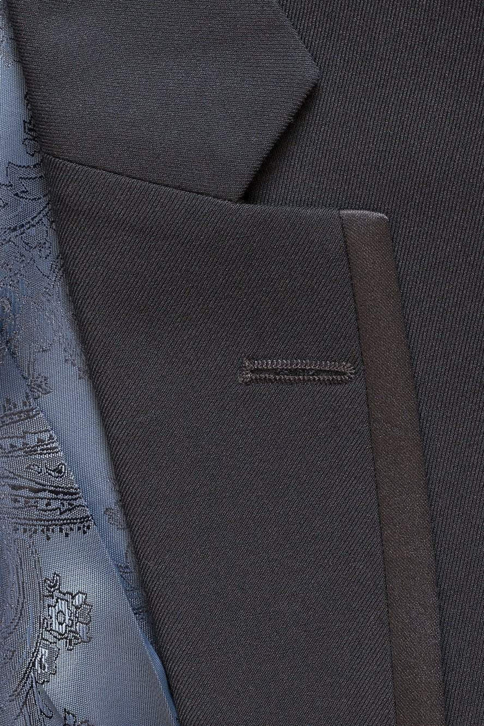 "Notch Satin Edge" Midnight Navy Tuxedo Jacket (Separates)