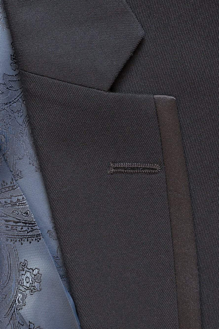 "Notch Satin Edge" Midnight Navy Tuxedo Jacket (Separates)