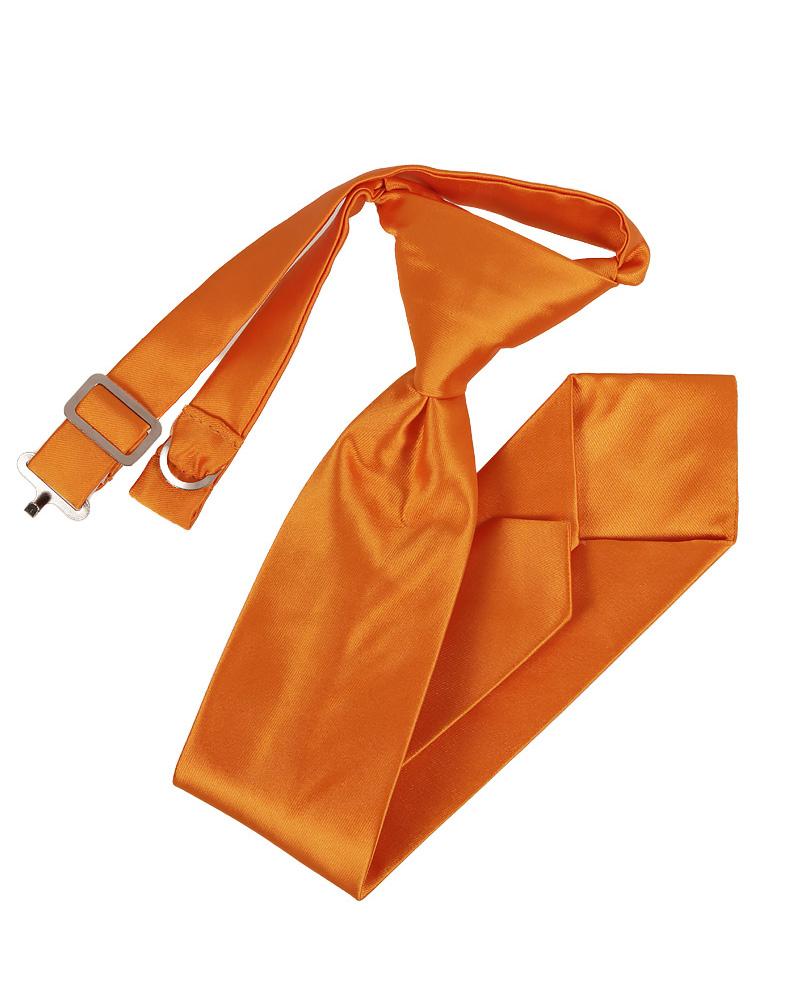 Orange Eternity Kids Necktie
