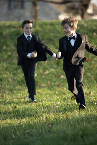 "Prestige" Kids Black 5-Piece Tuxedo