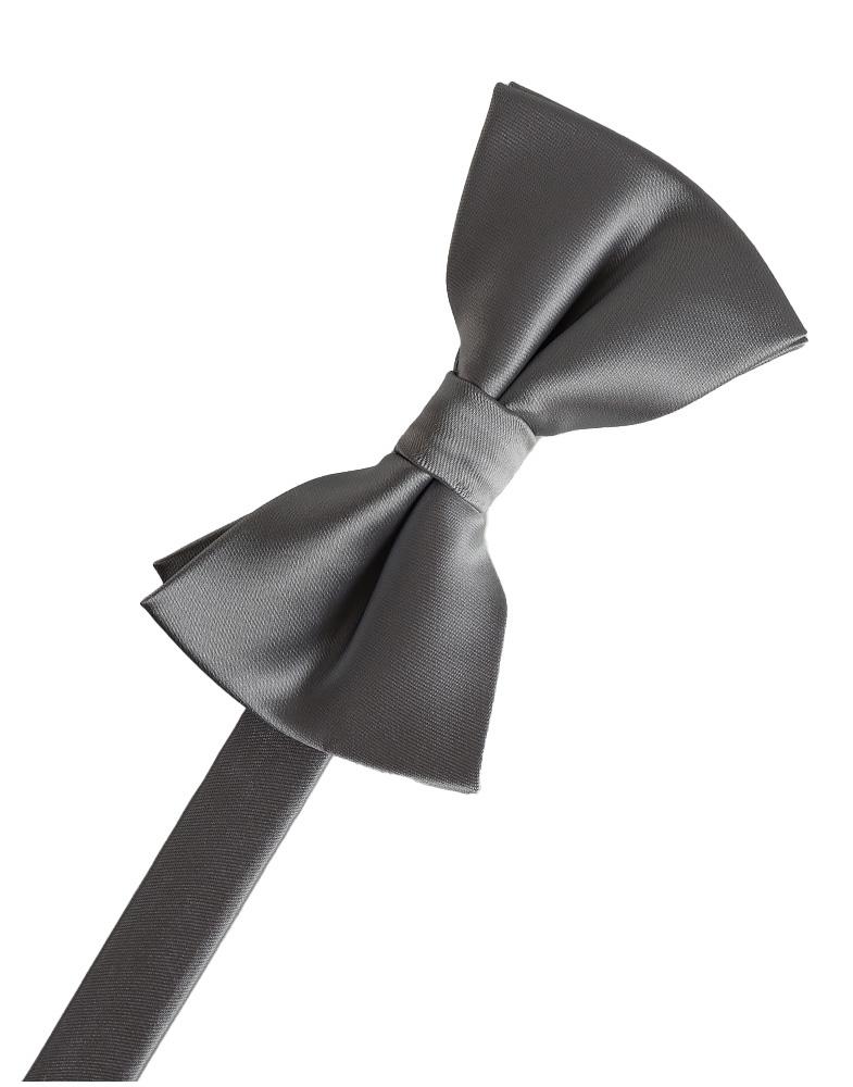 Silver Eternity Kids Bow Tie