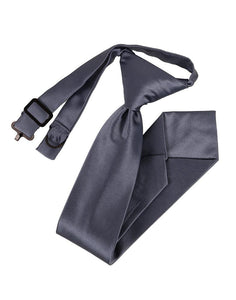 Steel Blue Eternity Kids Necktie