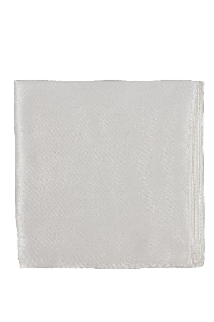 White Eternity Pocket Square