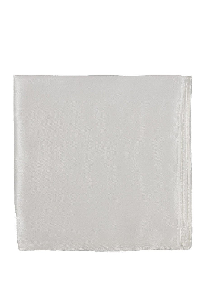White Eternity Pocket Square