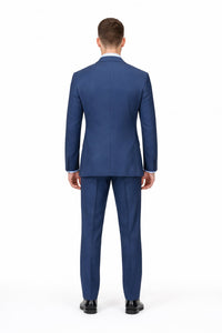 Modern Fit Tiglio Wool Double-Breasted Suit – Premium Tailored Formal Suit