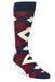 Bold Socks Burgundy Navy Bold Argyle Socks