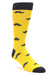 Bold Socks Golden Grey Bold Mustache Socks