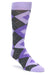 Bold Socks Lilac Iris Bold Argyle Socks