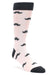 Bold Socks Petal Grey Bold Mustache Socks