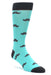 Bold Socks Spa Grey Bold Mustache Socks