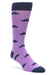 Bold Socks Wisteria Navy Bold Mustache Socks