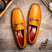 Marco Di Milano Bolonia Brandy Leather Dress Shoe