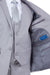 "Boys' Wedding Suit by Perry Ellis: Classy Light Grey Vested Look" - USA Men's Outlet