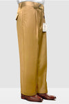 gold dress pants