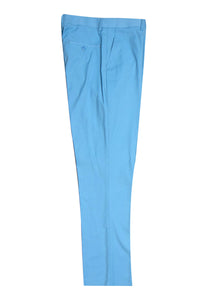 Men's Stacy Adams Sky Blue Peak Lapel 1-Button Vested Suit