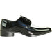 "Bravo Black/White Classic Moc Toe Patent Tuxedo Shoes – Dress Up for Prom". - USA Men's Outlet