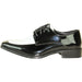 "Bravo Black/White Classic Moc Toe Patent Tuxedo Shoes – Dress Up for Prom". - USA Men's Outlet