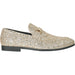 Bravo Glitter Gold Sequin Prom Tux Loafer with Buckle - USA Men's Outlet