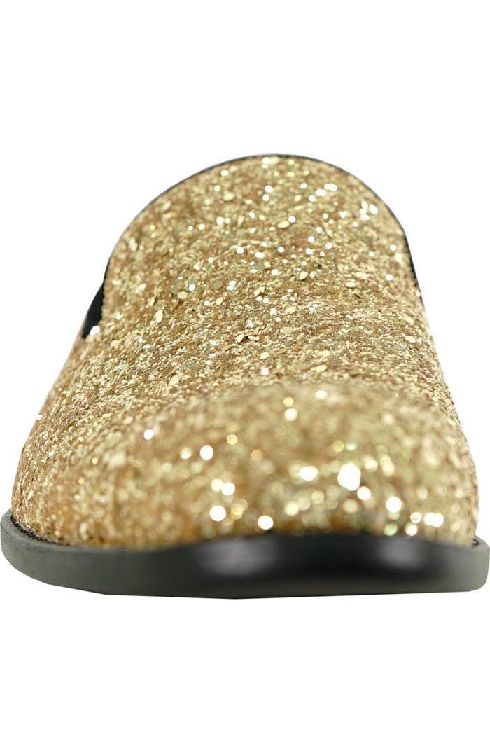 "Tristan" Gold Shoes