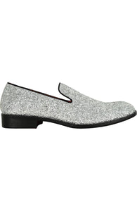 "Tristan" Silver Shoes