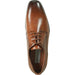 Bravo Men’s Antique Cognac Lace-Up Plain Toe Oxford Dress Shoes - USA Men's Outlet