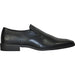 "Bravo Men's Black Pointy Square Toe Loafter - Classy Dress Footwear" - USA Men's Outlet