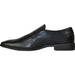 "Bravo Men's Black Pointy Square Toe Loafter - Classy Dress Footwear" - USA Men's Outlet