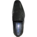 "Bravo Men's Black Pointy Square Toe Loafter - Classy Dress Footwear" - USA Men's Outlet