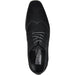 "Bravo Men's Black Vegan Suede Wingtip Lace Up Dress Shoes for Weddings & Prom" - USA Men's Outlet