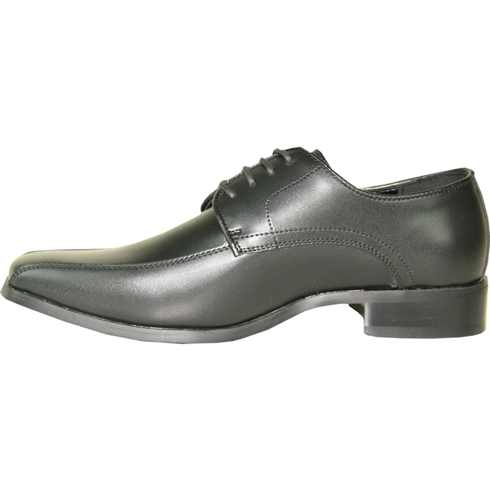 Bravo Men's Classic Bicycle Square Pointy Toe Dress Shoe - Black - USA Men's Outlet