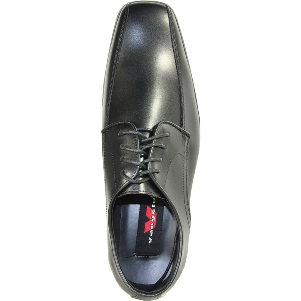 Bravo Men's Classic Bicycle Square Pointy Toe Dress Shoe - Black - USA Men's Outlet