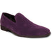 "Bravo Men's Purple Suede Slip-On Dress Loafer: the Perfect Wedding & Prom Shoe" - USA Men's Outlet