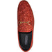 Bravo Red Glitter Sequin Modern Tuxedo Loafer for Prom - USA Men's Outlet