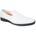 Bravo White Mens Classic Plain Toe Dress Loafer Slip-On Shoes - USA Men's Outlet