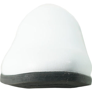 Bravo White Mens Classic Plain Toe Dress Loafer Slip-On Shoes - USA Men's Outlet