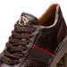 Marco Di Milano Brescia Python & Calfskin Sneakers Brown