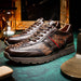 Marco Di Milano Brescia Cognac Washed Leather Shoes