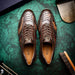 Marco Di Milano Brescia Cognac Washed Leather Shoes