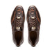 Marco Di Milano Brescia Python & Calfskin Sneakers Cognac
