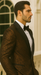 Bronze Double Breasted Rough Streak Pattern Satin Peak Lapel Stacy Adams Men's Jacket